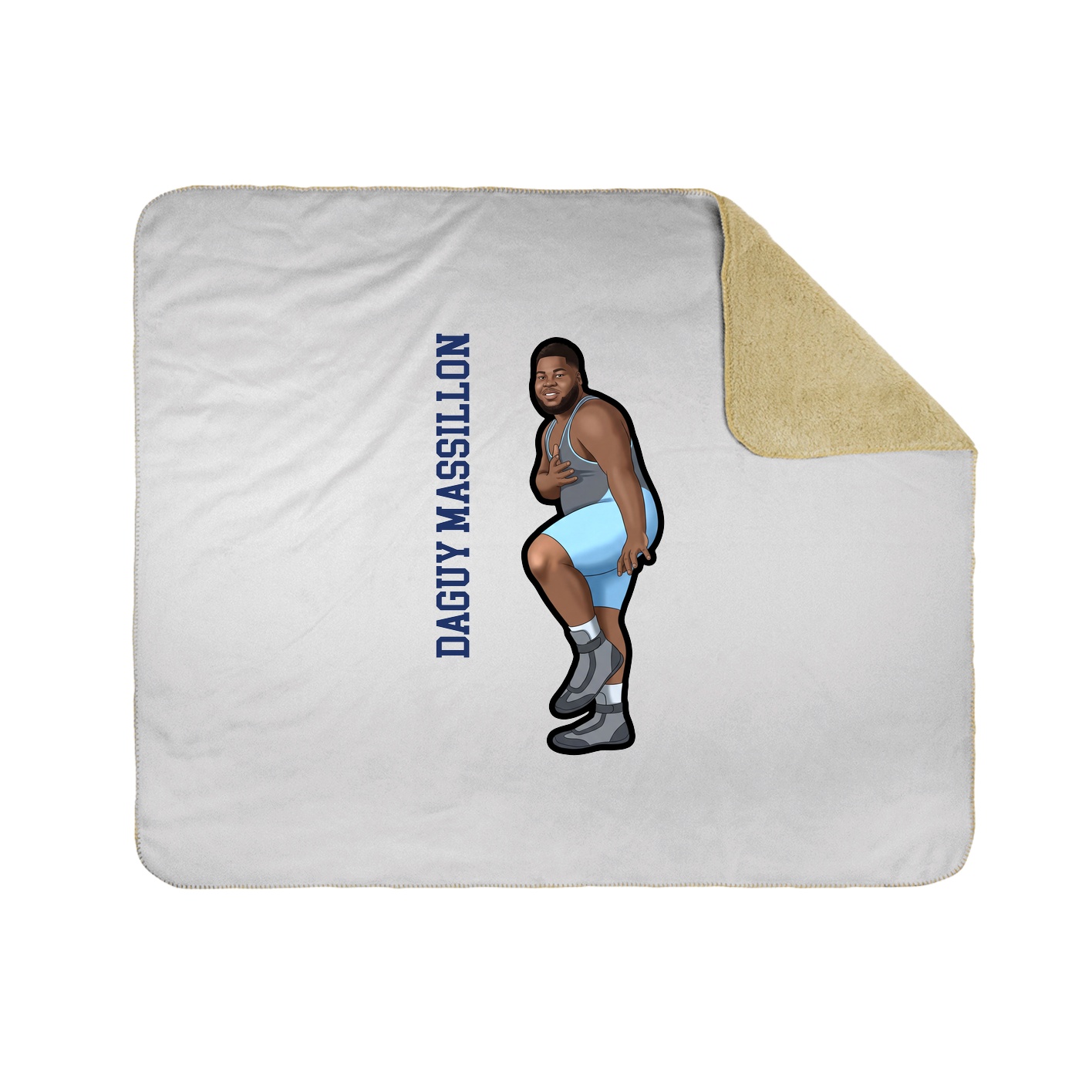 50x60 Sherpa Lined Throw Blanket