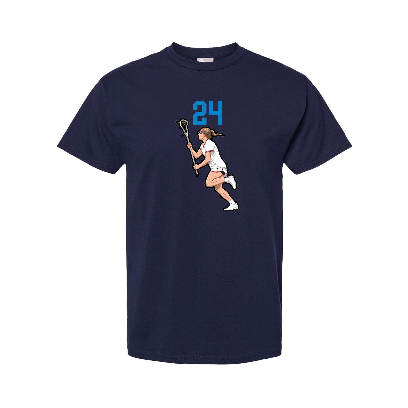 Tee — Number Top in Navy