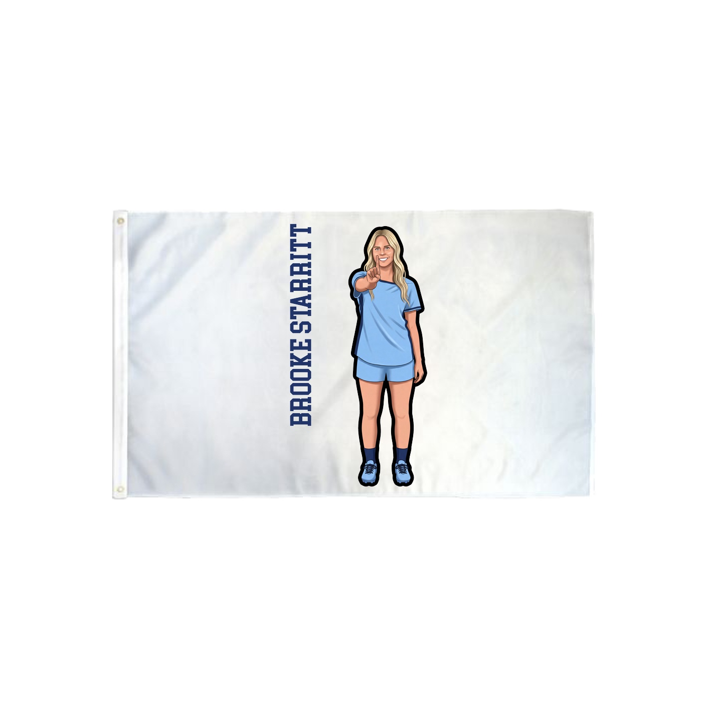 3x5 Flag — Name Vertical in Classic