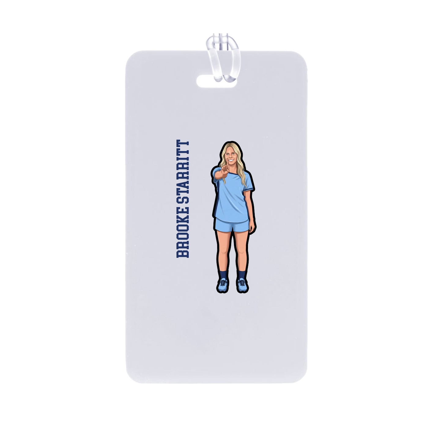 Bag Tag — Name Vertical in Classic