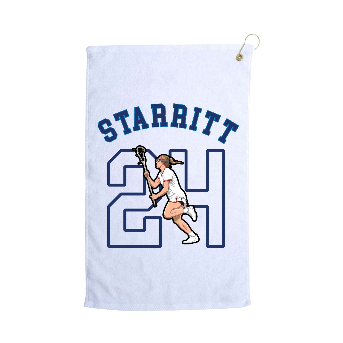 Golf Towel — Shirsey Arch in White