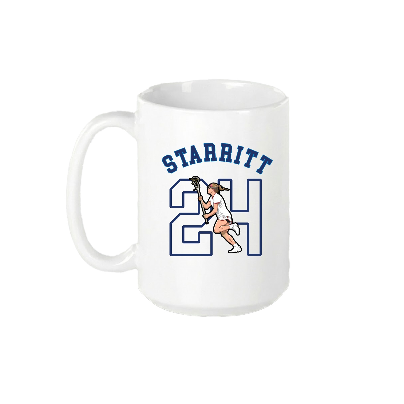 15oz Coffee Mug — Shirsey Arch in White