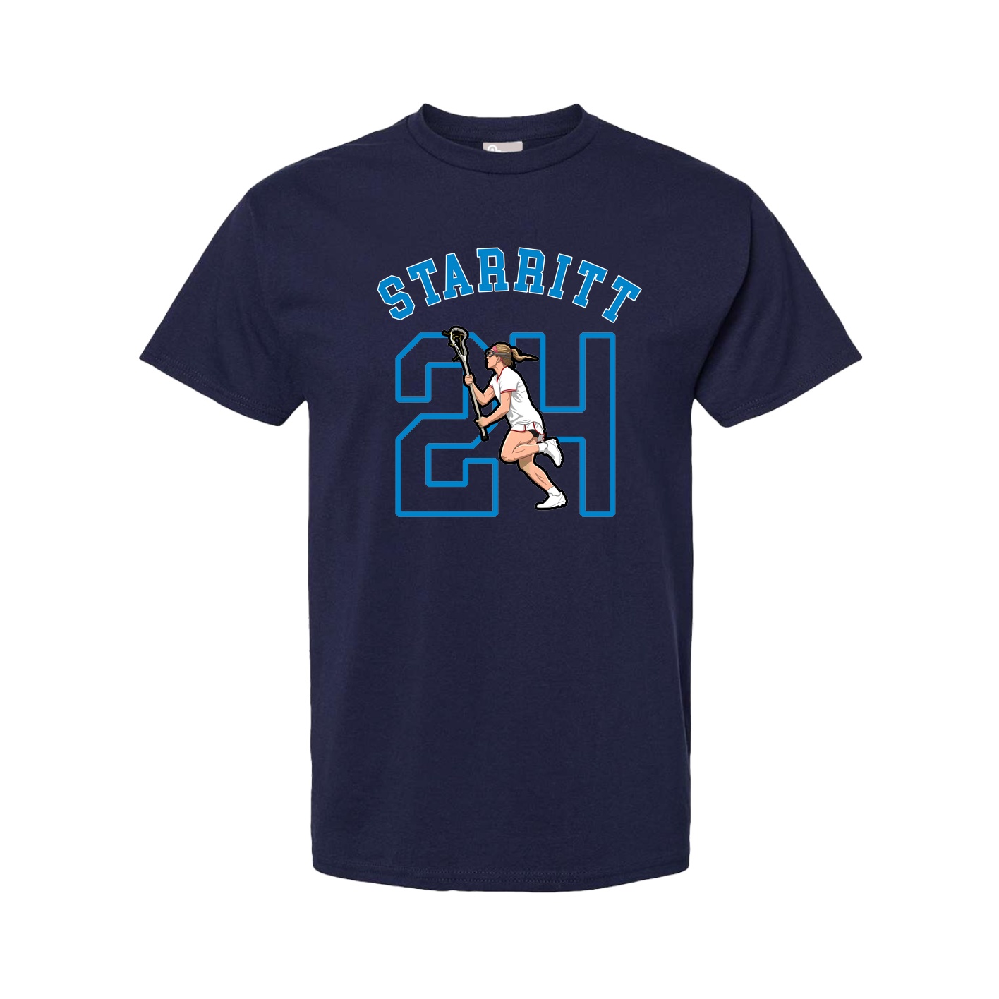 Youth Tee — Shirsey Arch in Navy