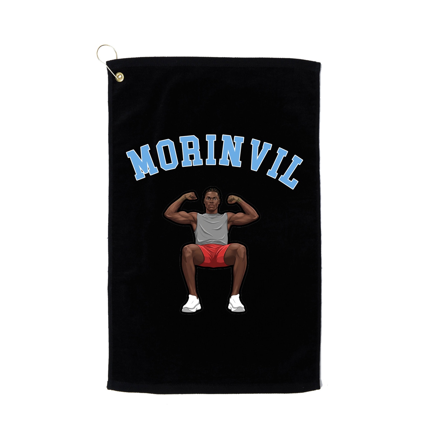 Golf Towel — Shirsey Arch in Black