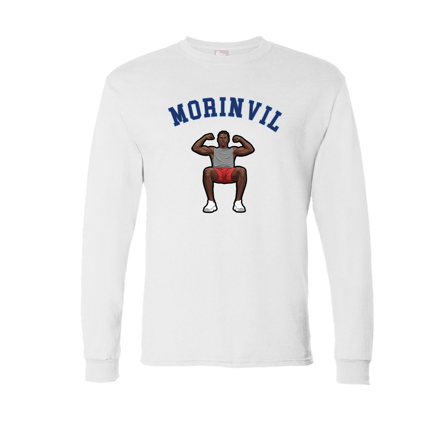 Long Sleeve Tee — Shirsey Arch in White