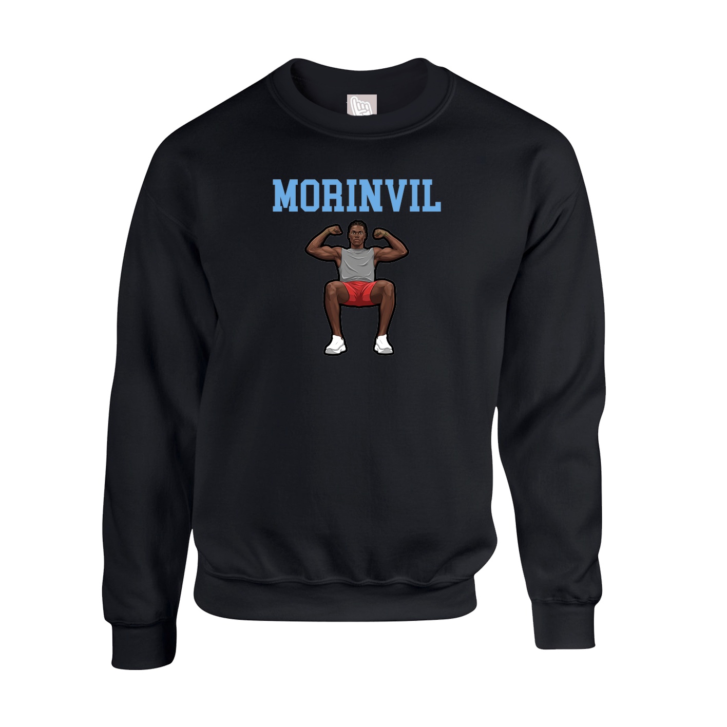 Fleece Crew — Shirsey in Black