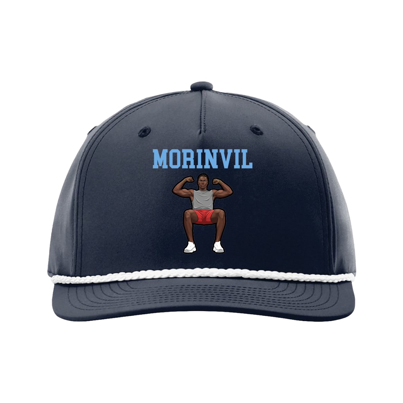 Five-Panel Classic Rope Cap — Shirsey in Navy