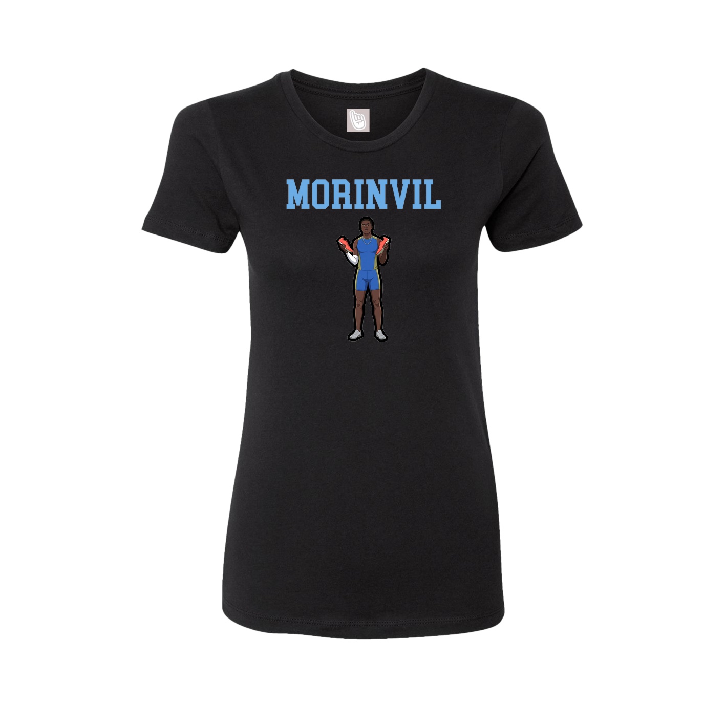 Fitted Women's Tee — Shirsey in Black
