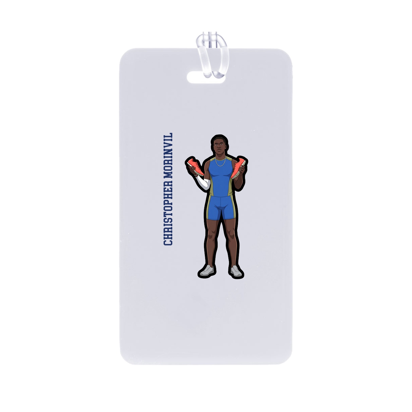 Bag Tag — Name Vertical in Classic