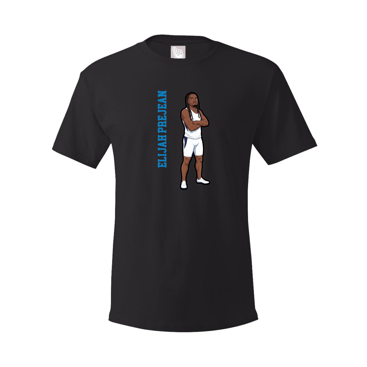 Tee — Name Vertical in Black