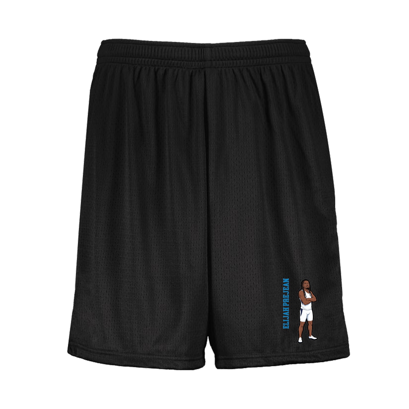 Shorts — Name Vertical in Black