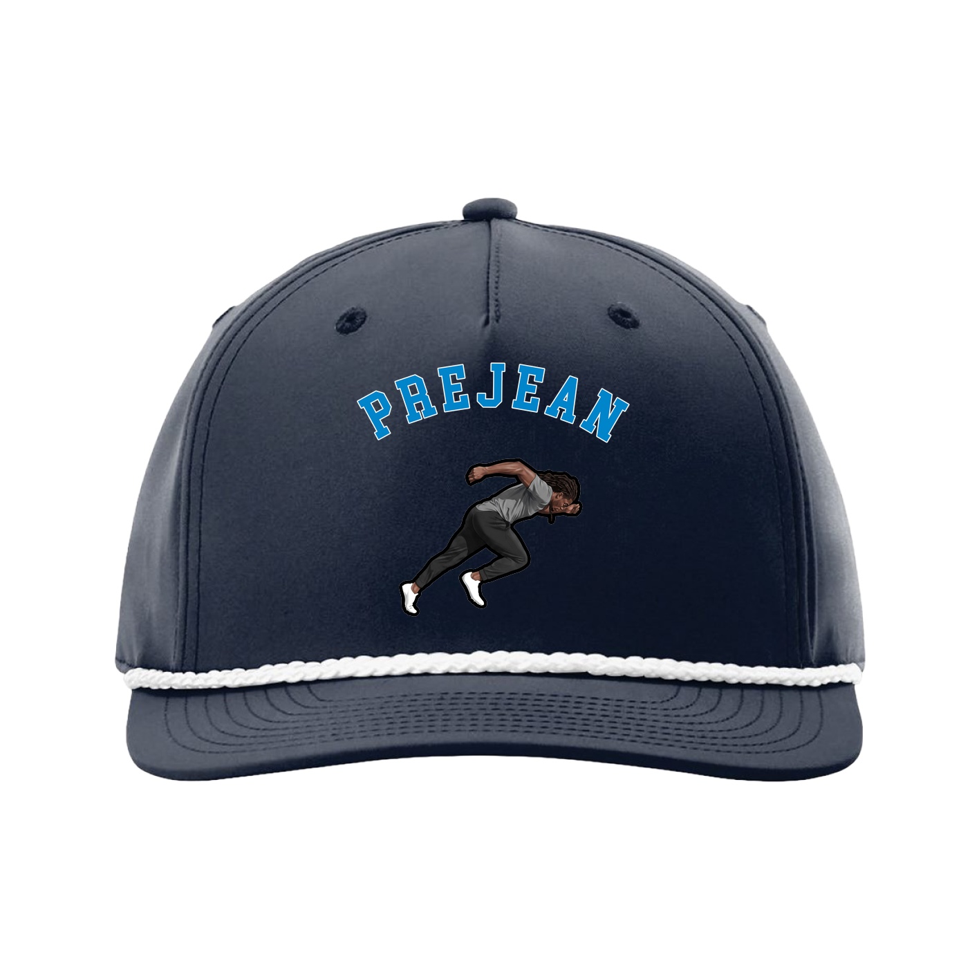 Five-Panel Classic Rope Cap — Shirsey Arch in Navy