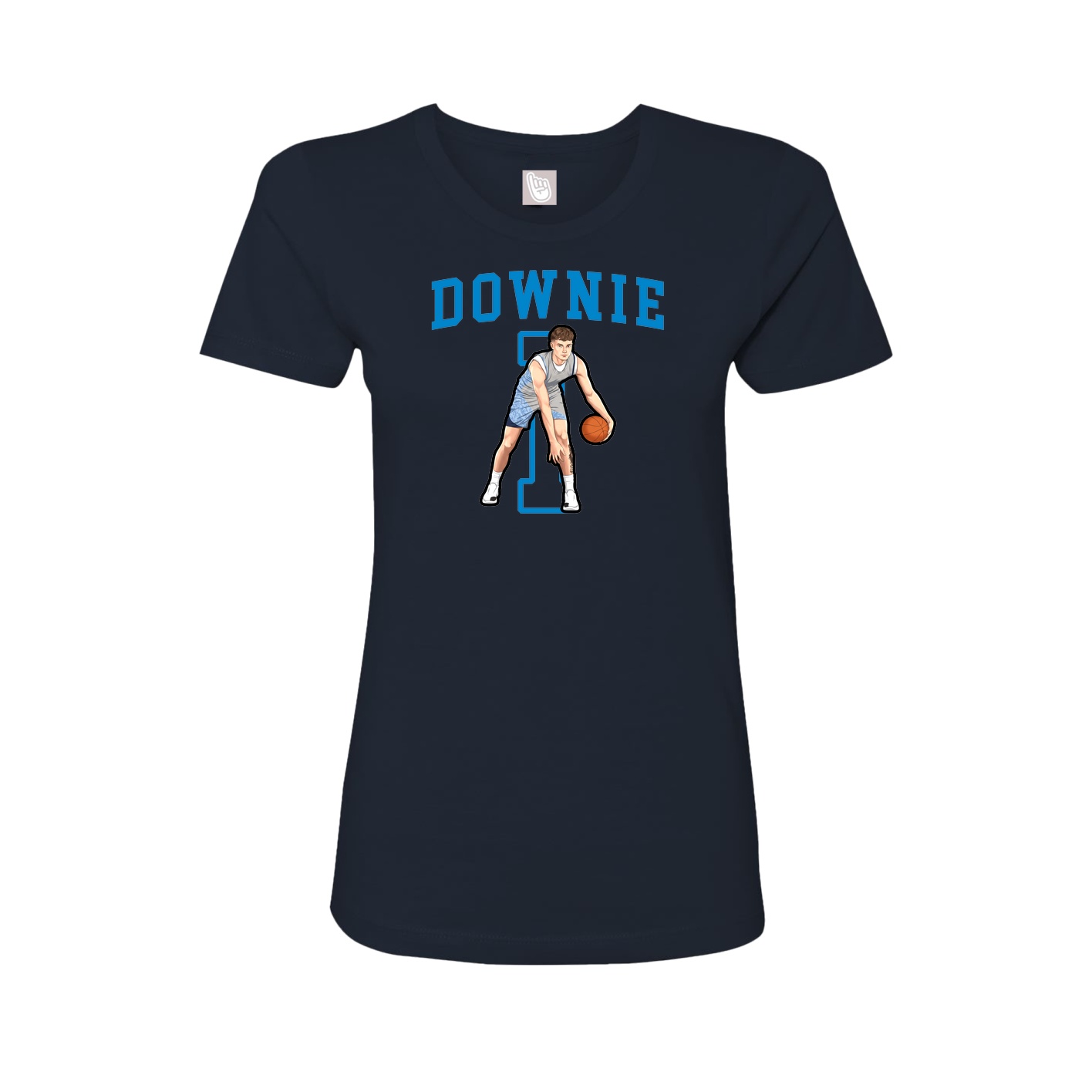 Fitted Women's Tee — Shirsey in Navy