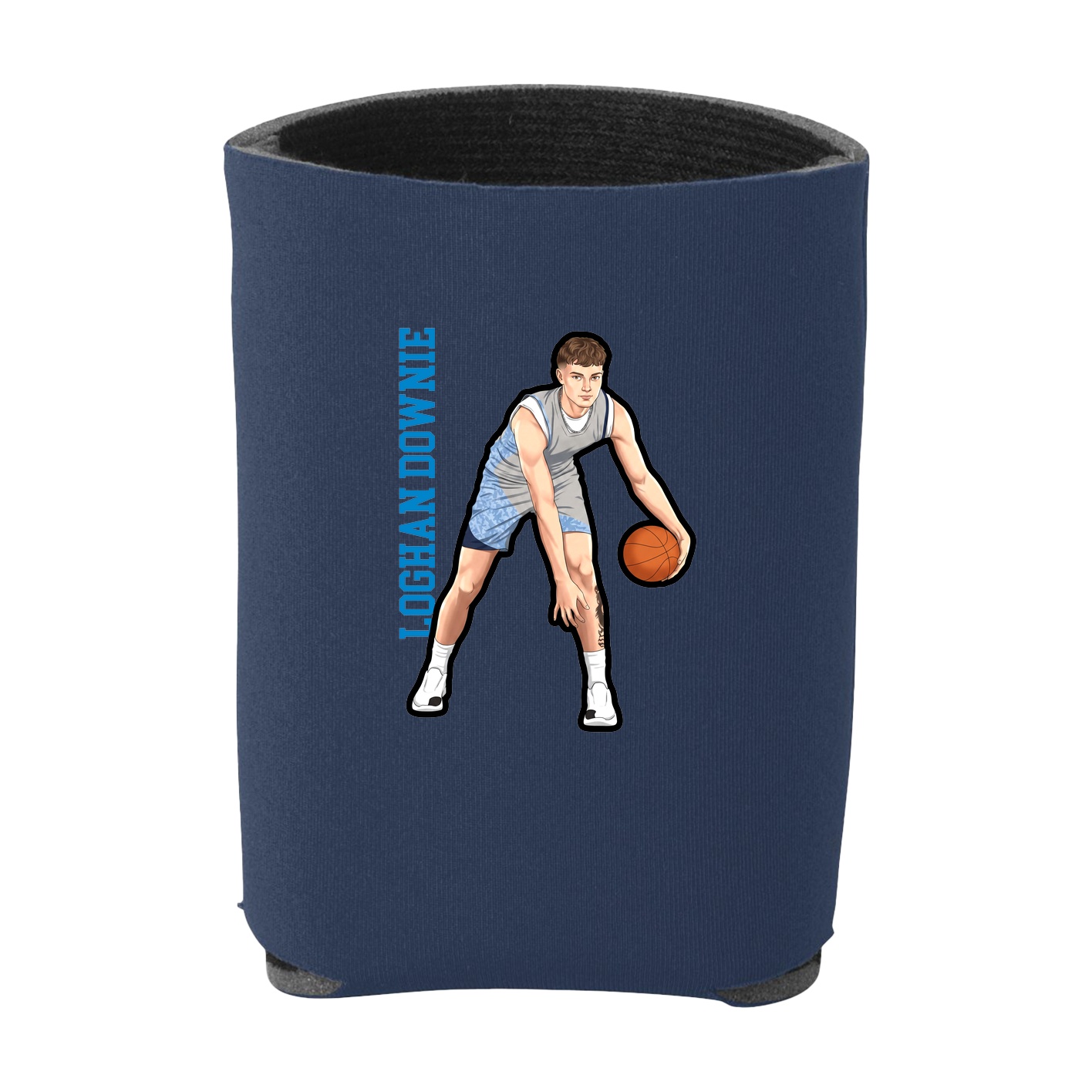 Can Holder — Name Vertical in Navy