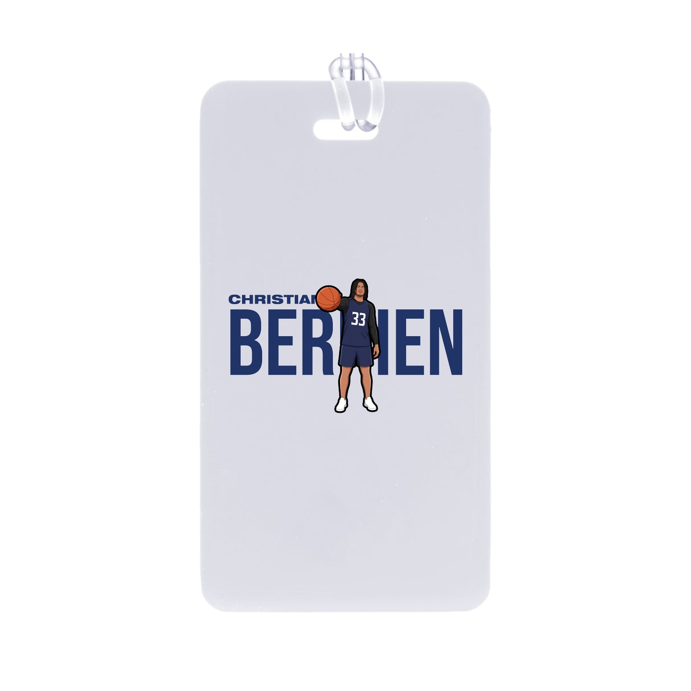 Bag Tag — Player Name in Classic