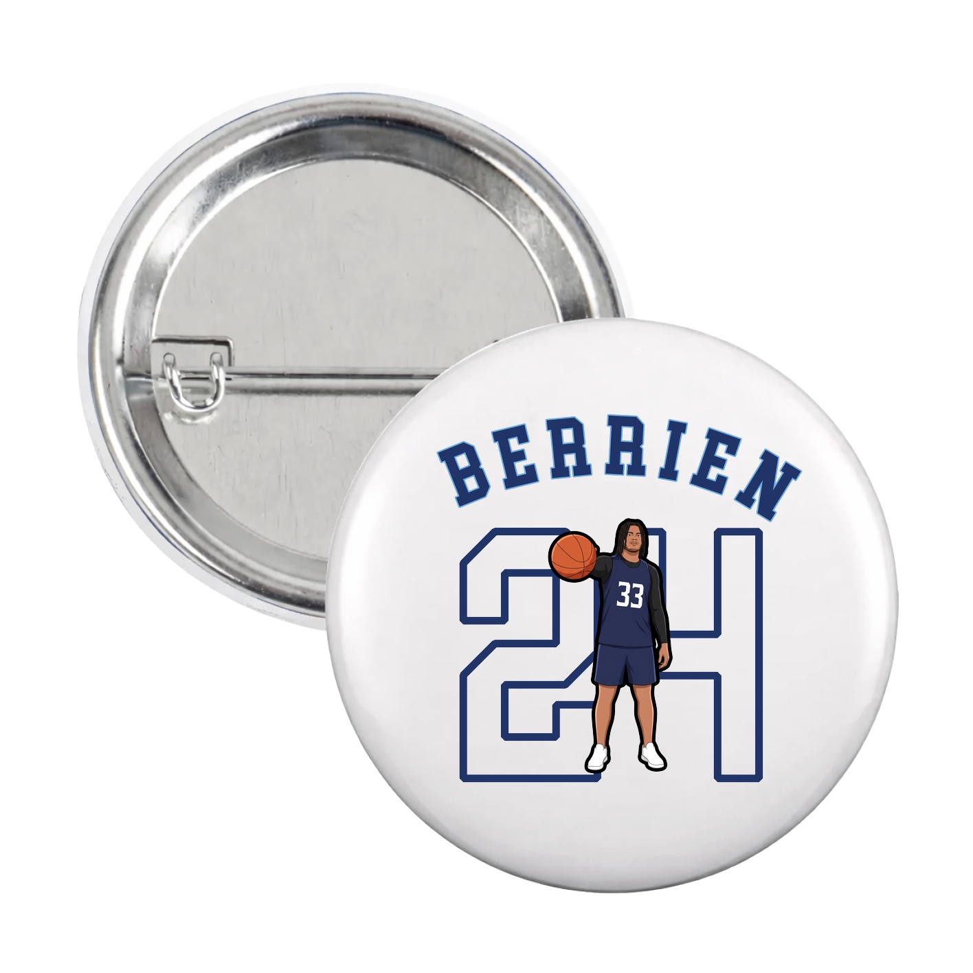 Game Day Button — Shirsey Arch in White