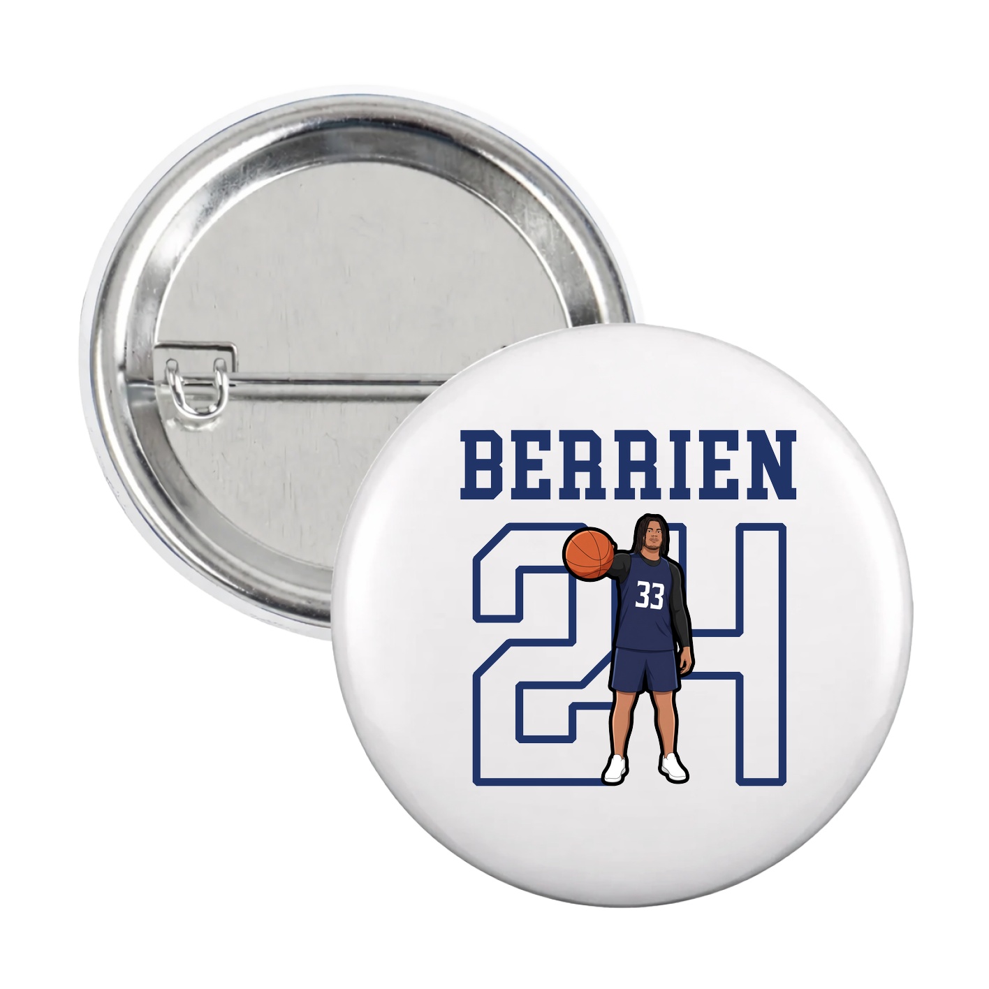Game Day Button — Shirsey in White
