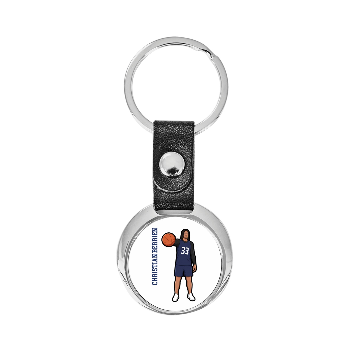 Key Chain — Name Vertical in Classic