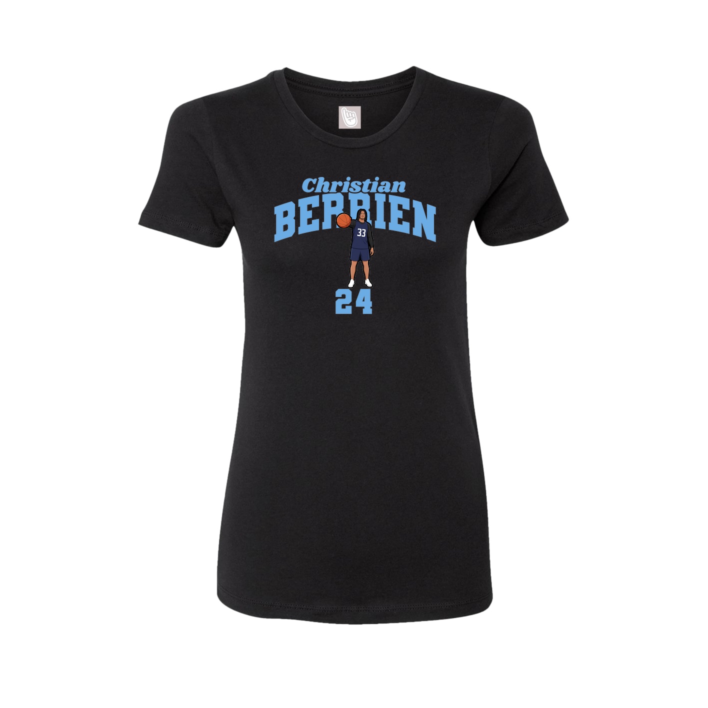 Womens Tee — Signature Arch in Black