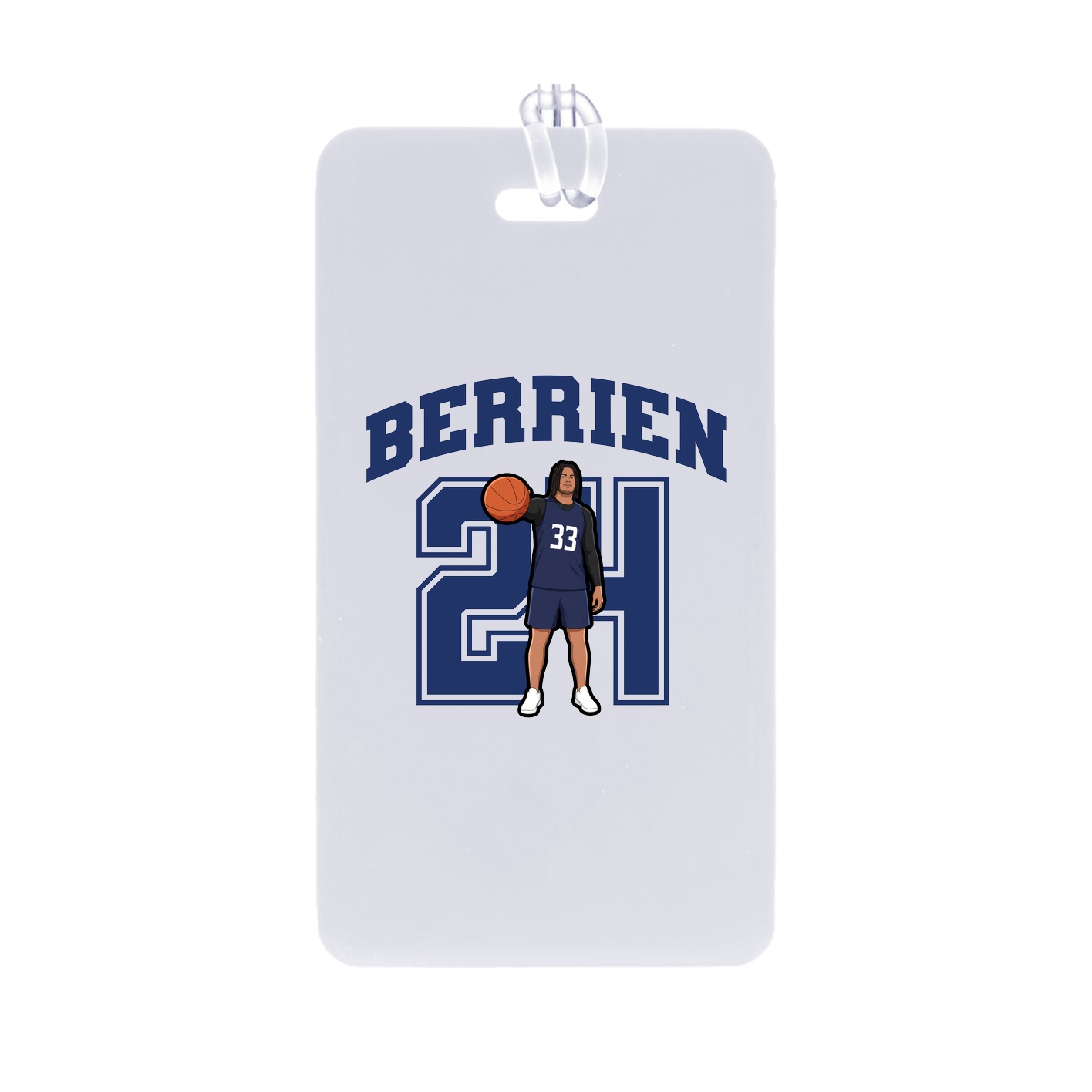 Bag Tag — Number in Classic