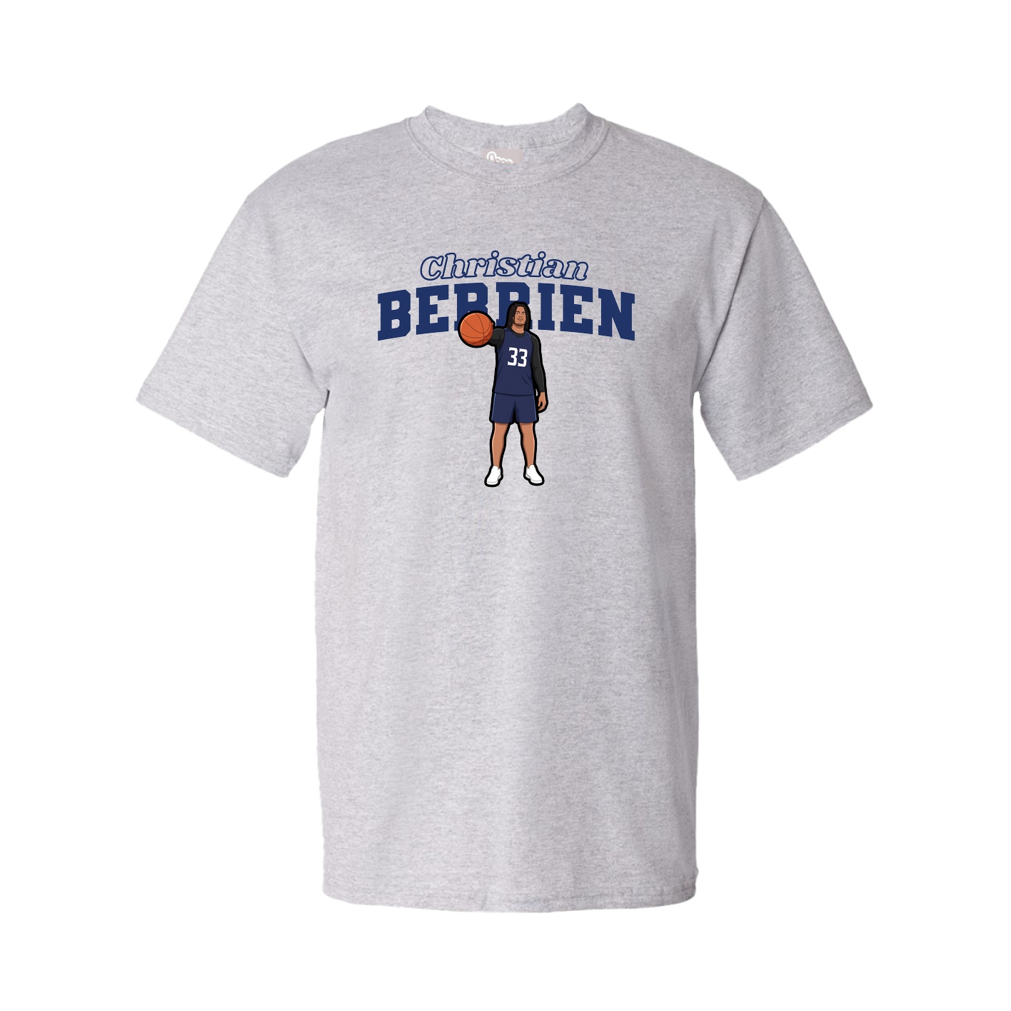 Tee — Name Arch in Grey