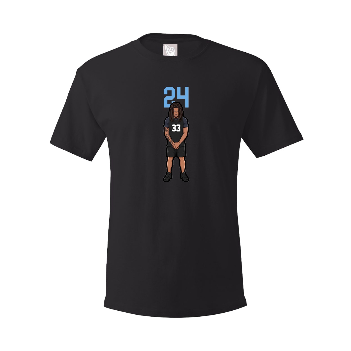 Tee — Number Top in Black