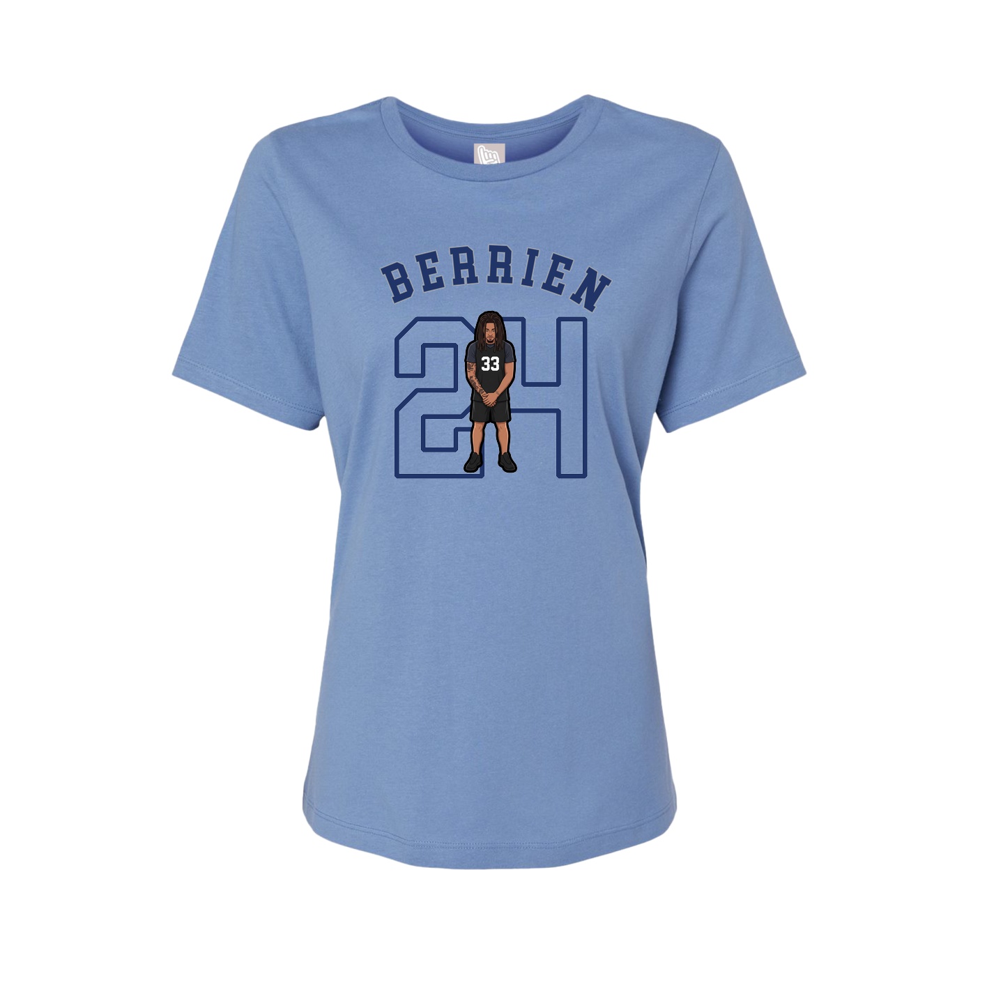Womens Tee — Shirsey Arch in Powder Blue