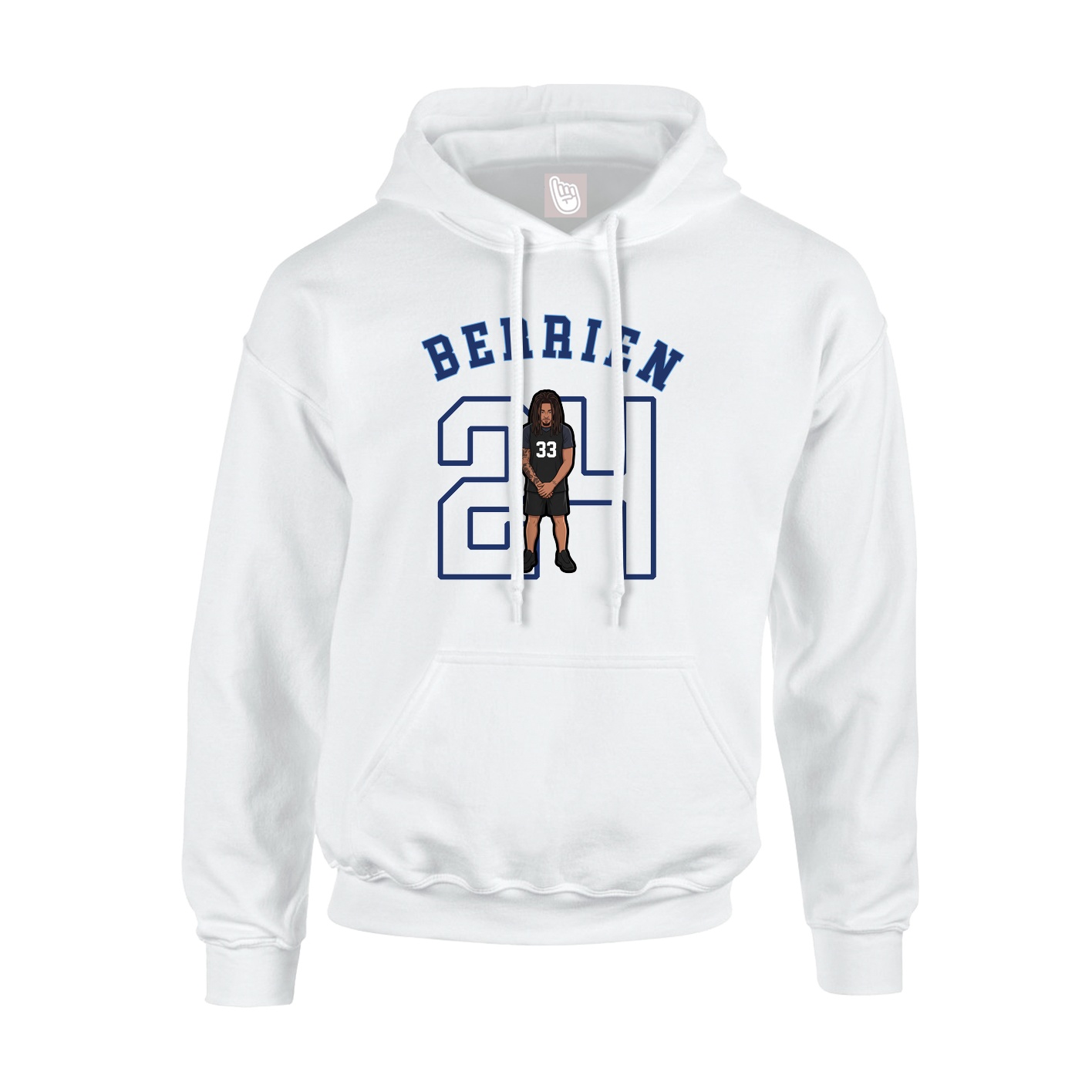 Youth Hoodie — Shirsey Arch in White
