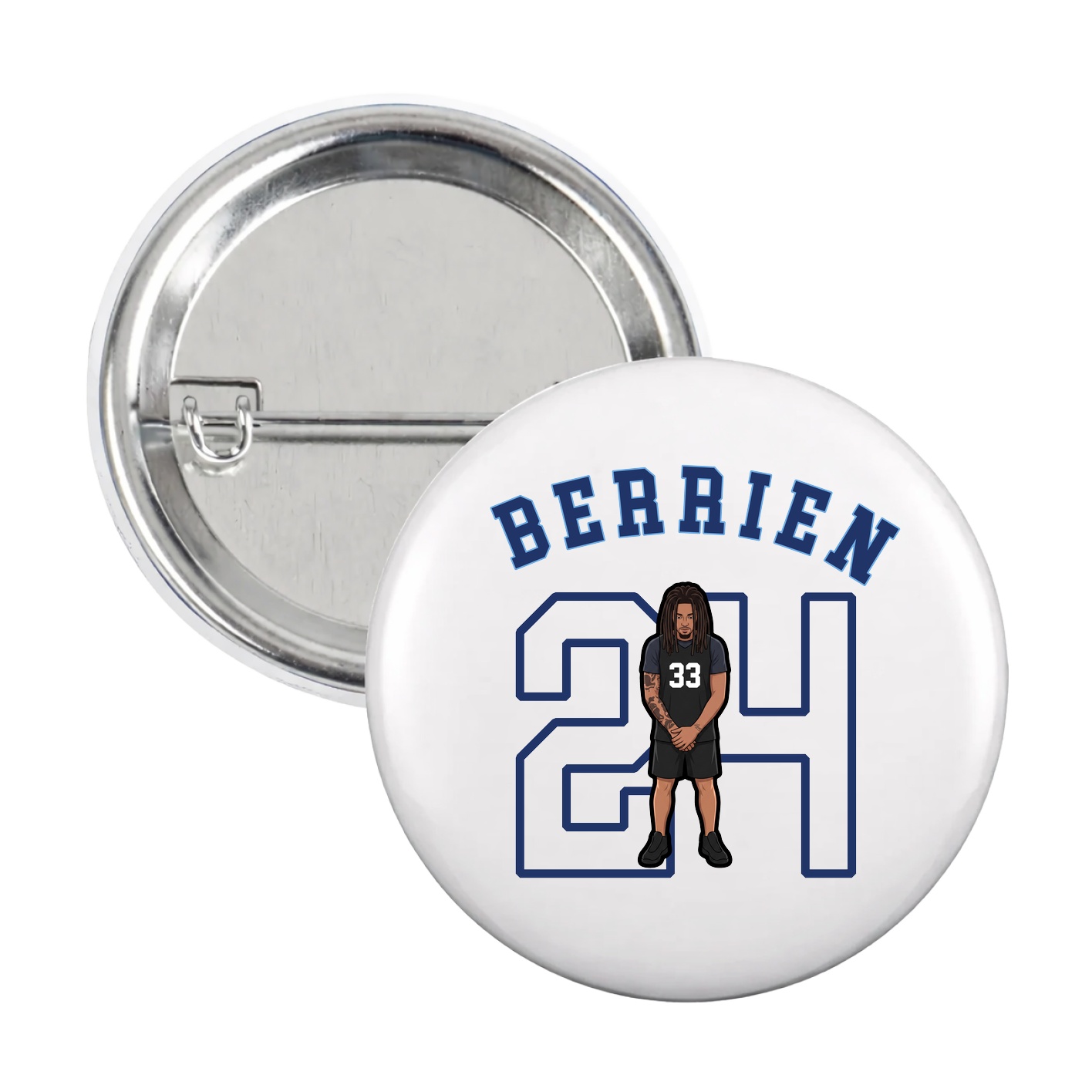 Game Day Button — Shirsey Arch in White