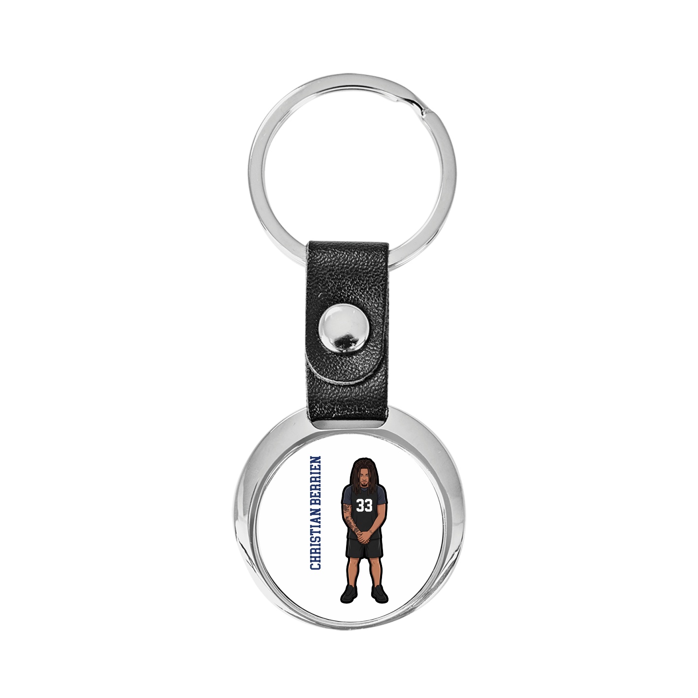Key Chain — Name Vertical in Classic
