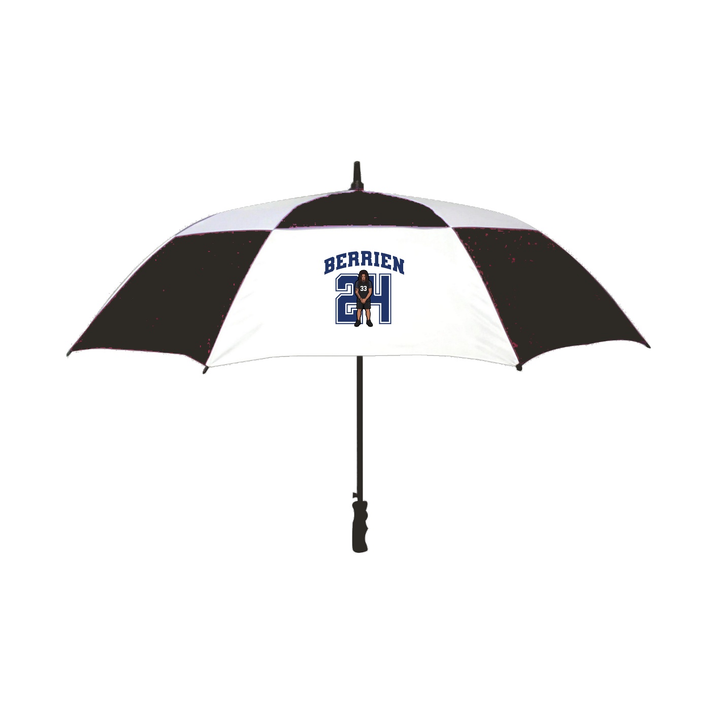 Golf Umbrella — Number in Black