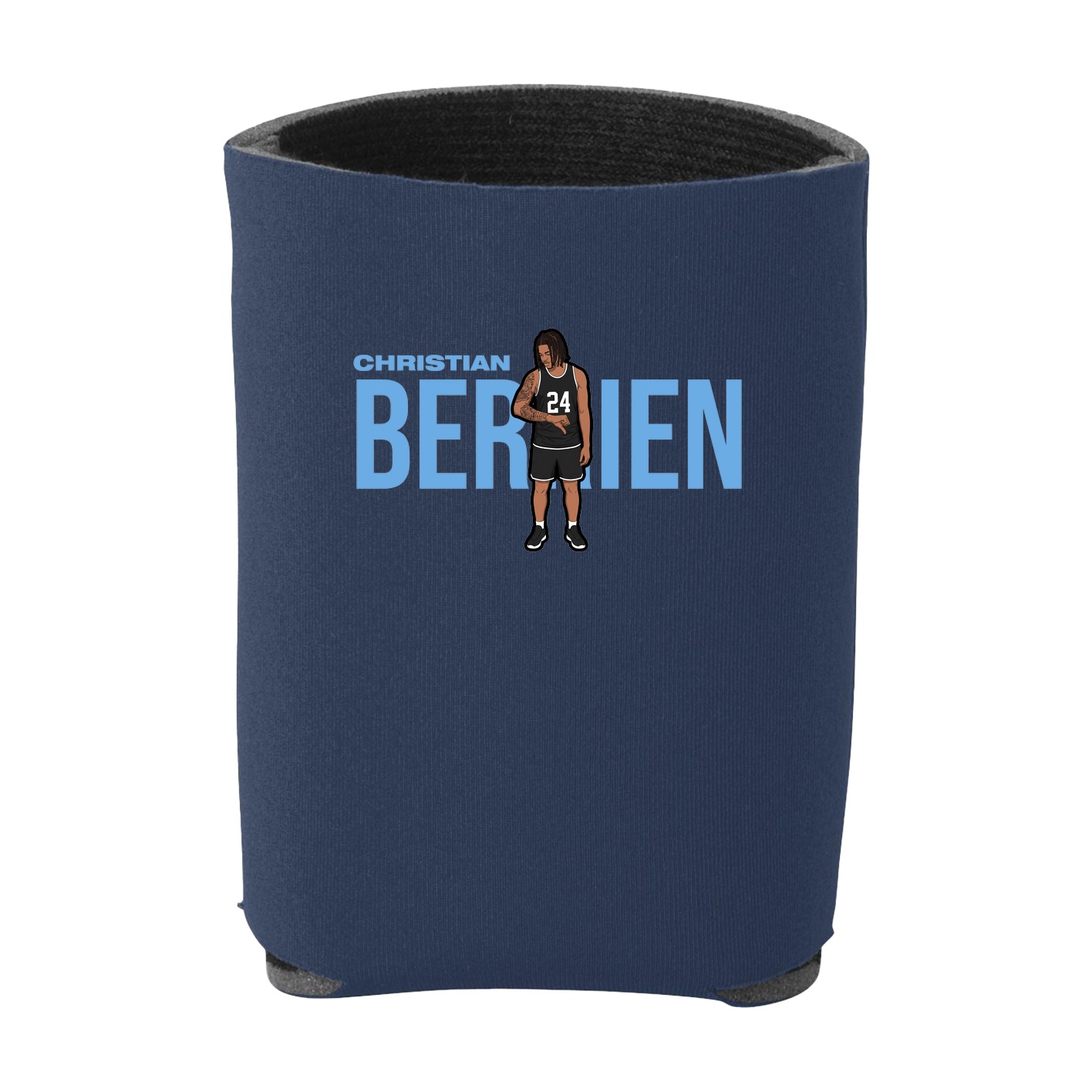 Can Holder — Player Name in Navy