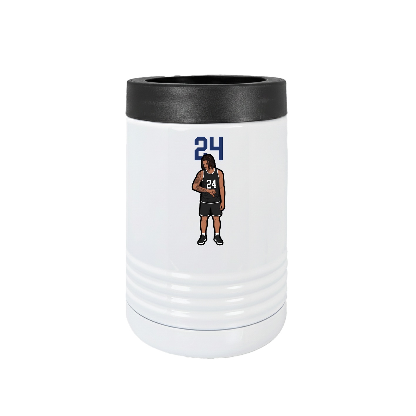 Beverage Holder — Number Top in White