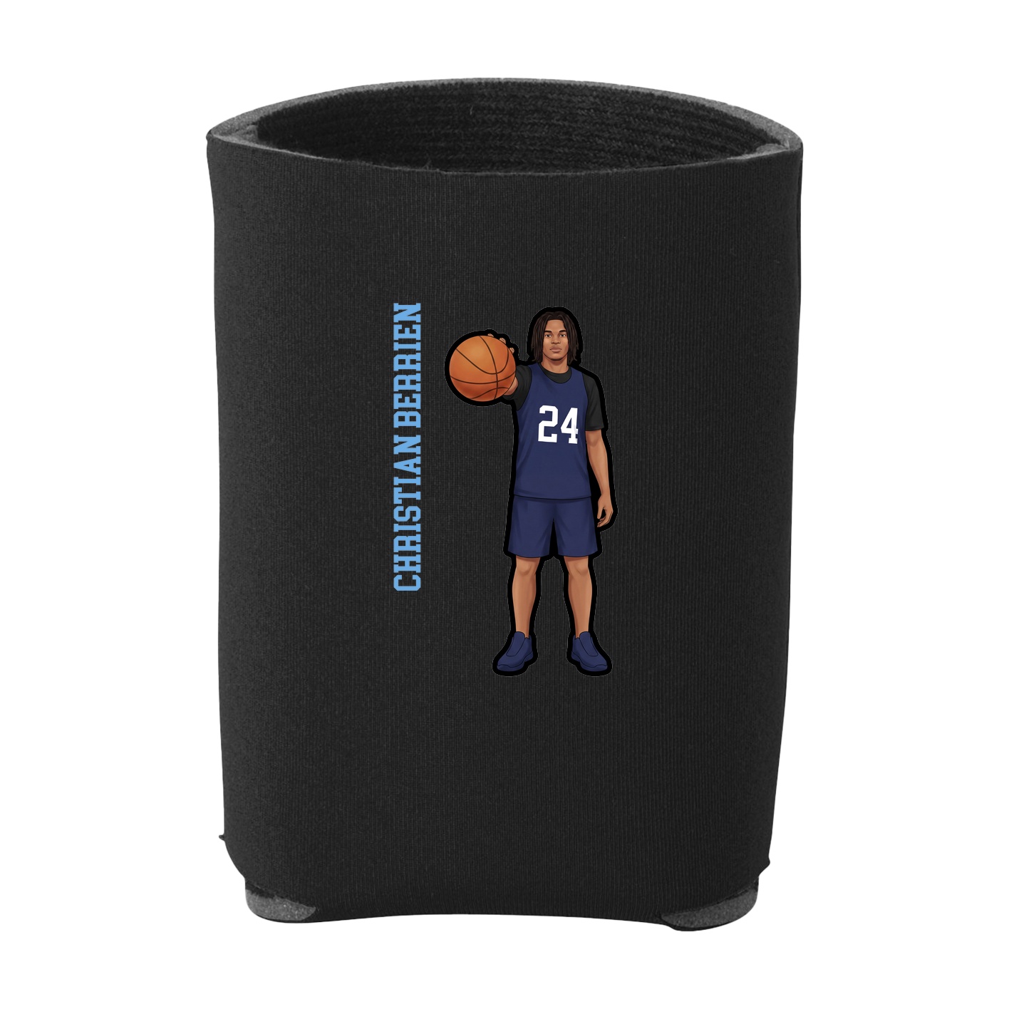 Can Holder — Name Vertical in Black