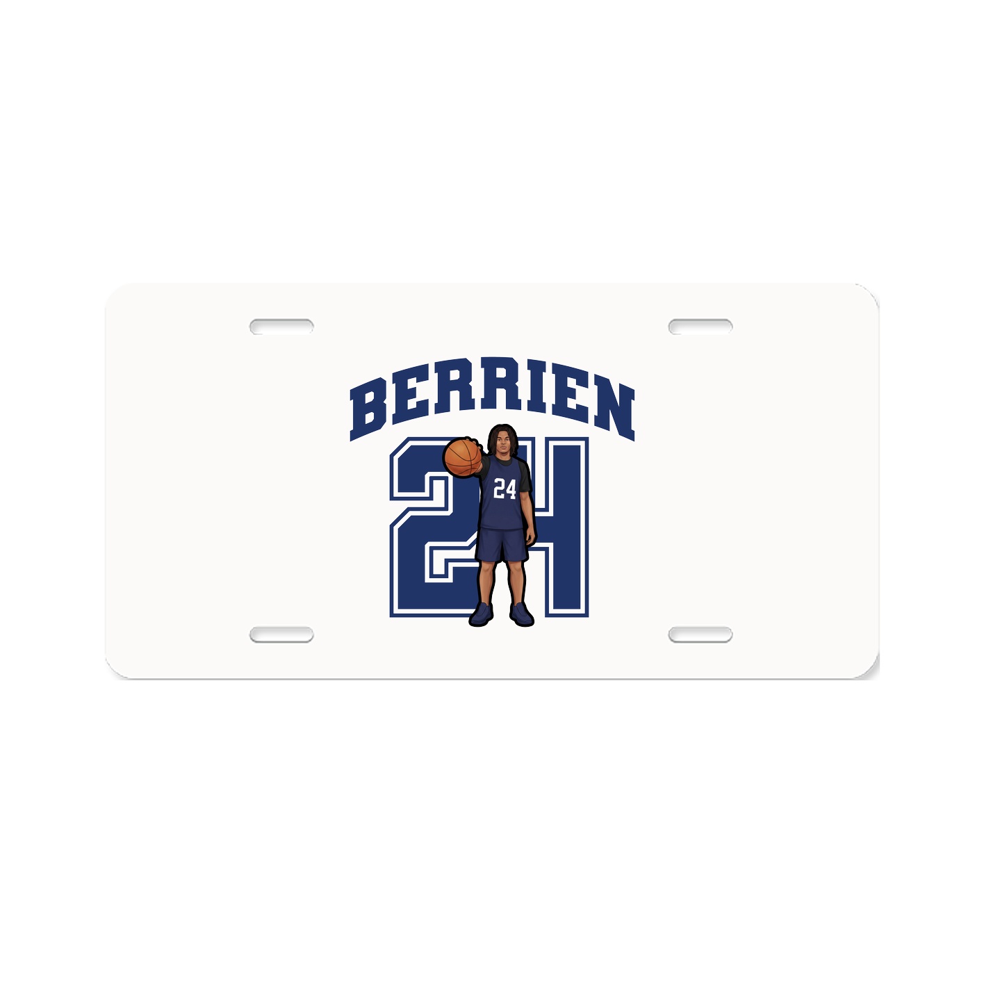License Plate — Number in Classic