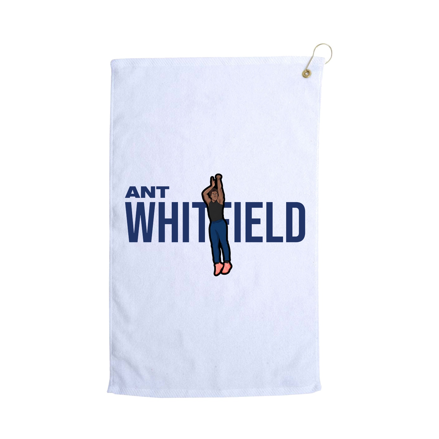 Golf Towel — Player Name in White