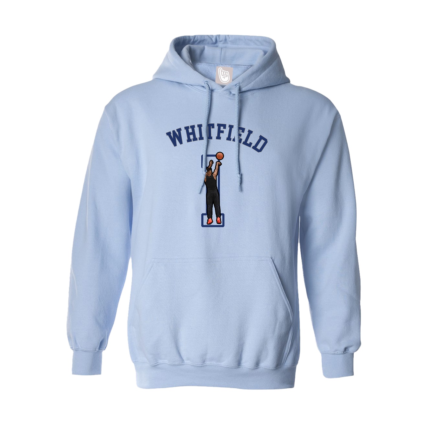 Hoodie — Shirsey Arch in Light Blue
