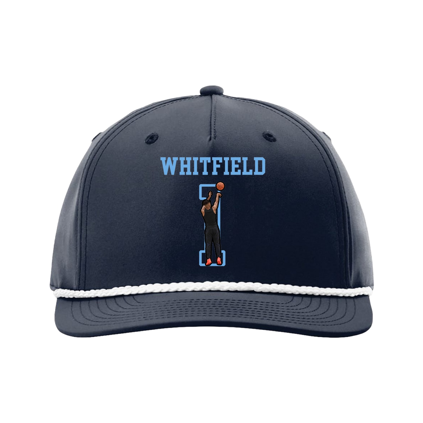Five-Panel Classic Rope Cap — Shirsey in Navy