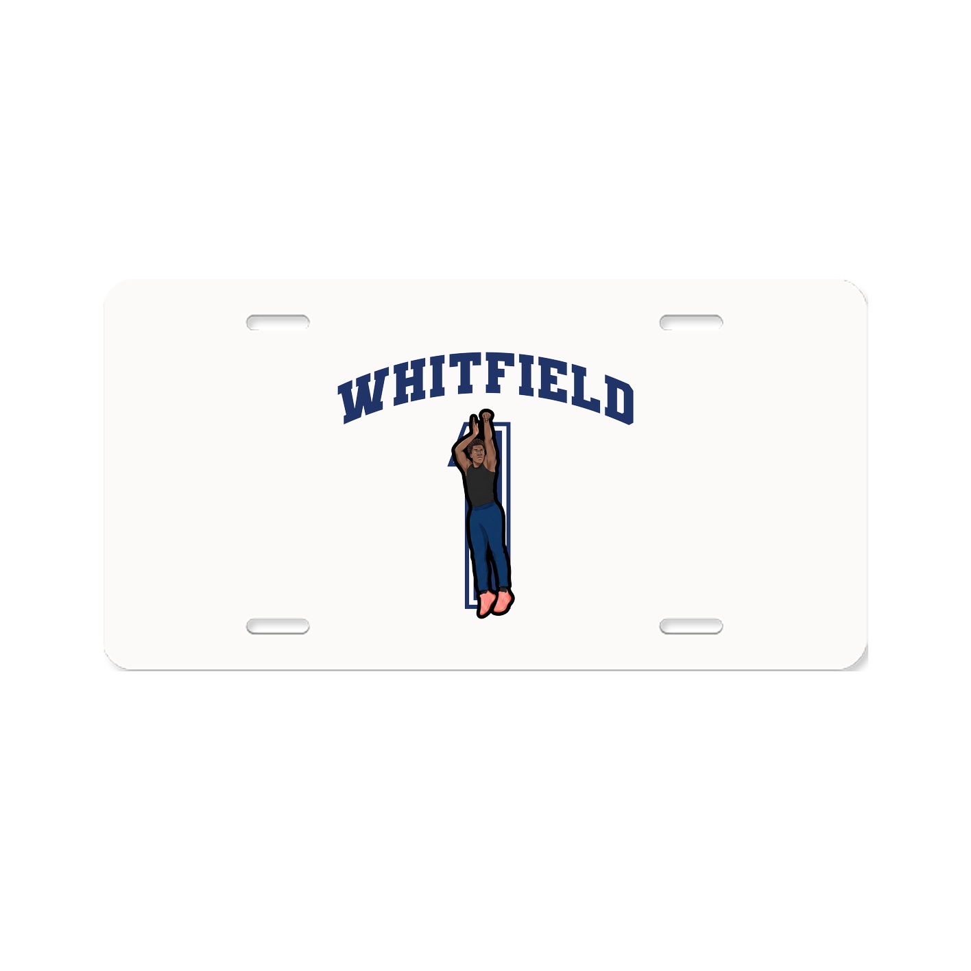 License Plate — Number in Classic