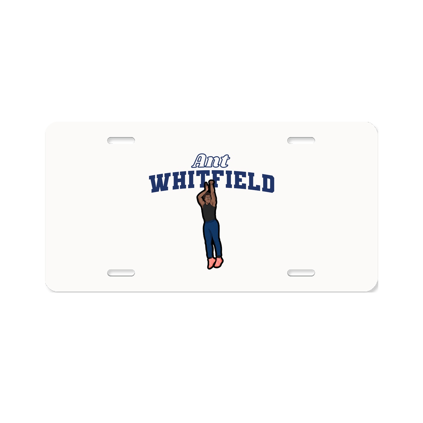 License Plate — Name Arch in Classic
