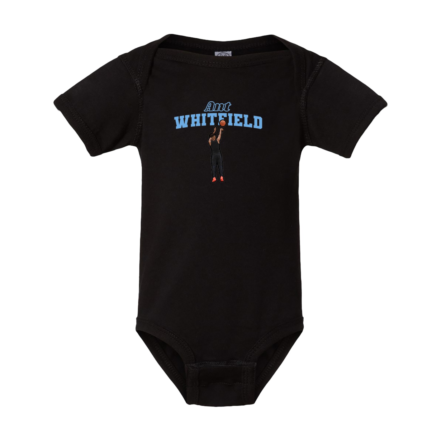 Baby Onesie — Name Arch in Black