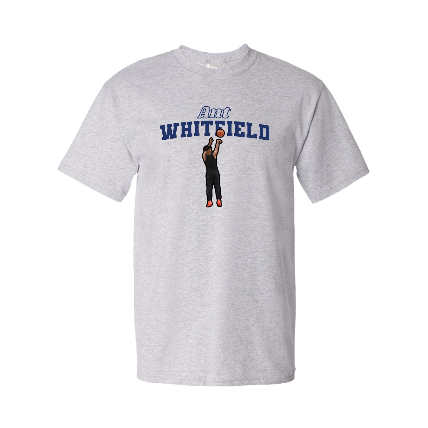 Tee — Name Arch in Grey