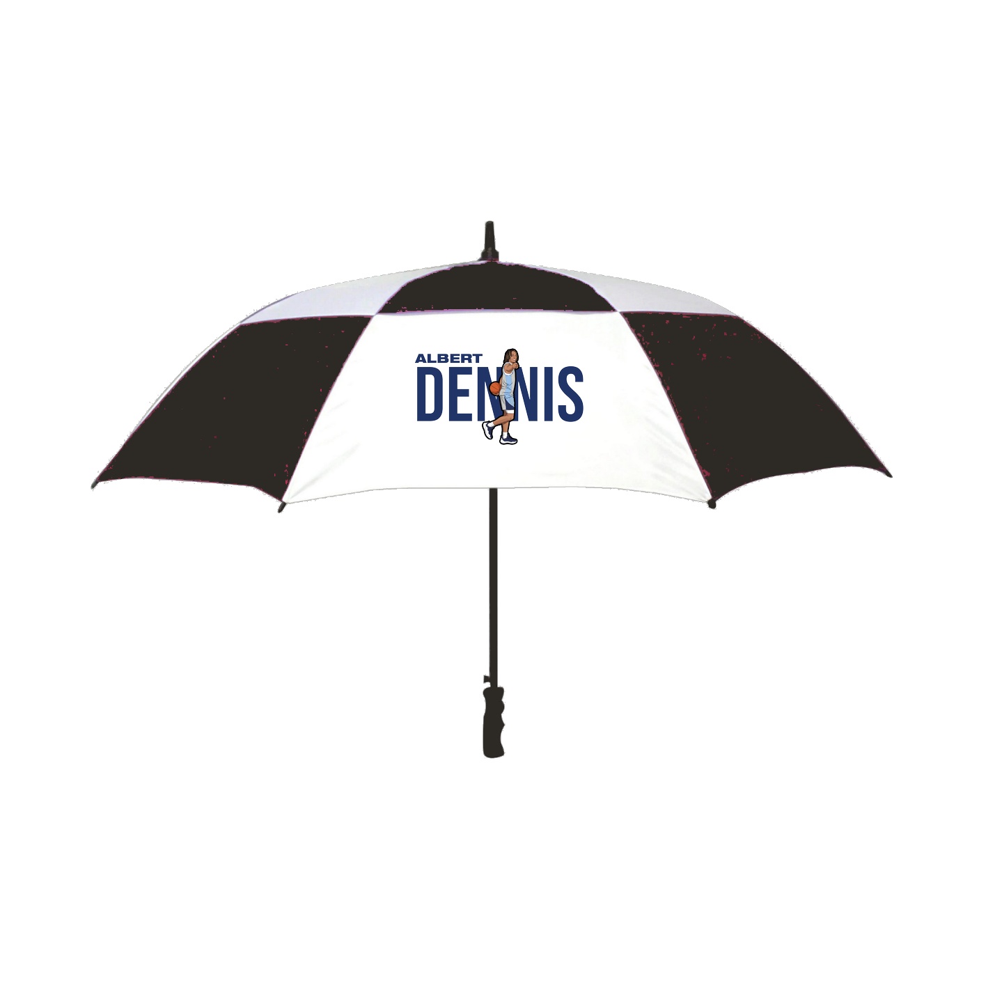 Golf Umbrella — Player Name in Black