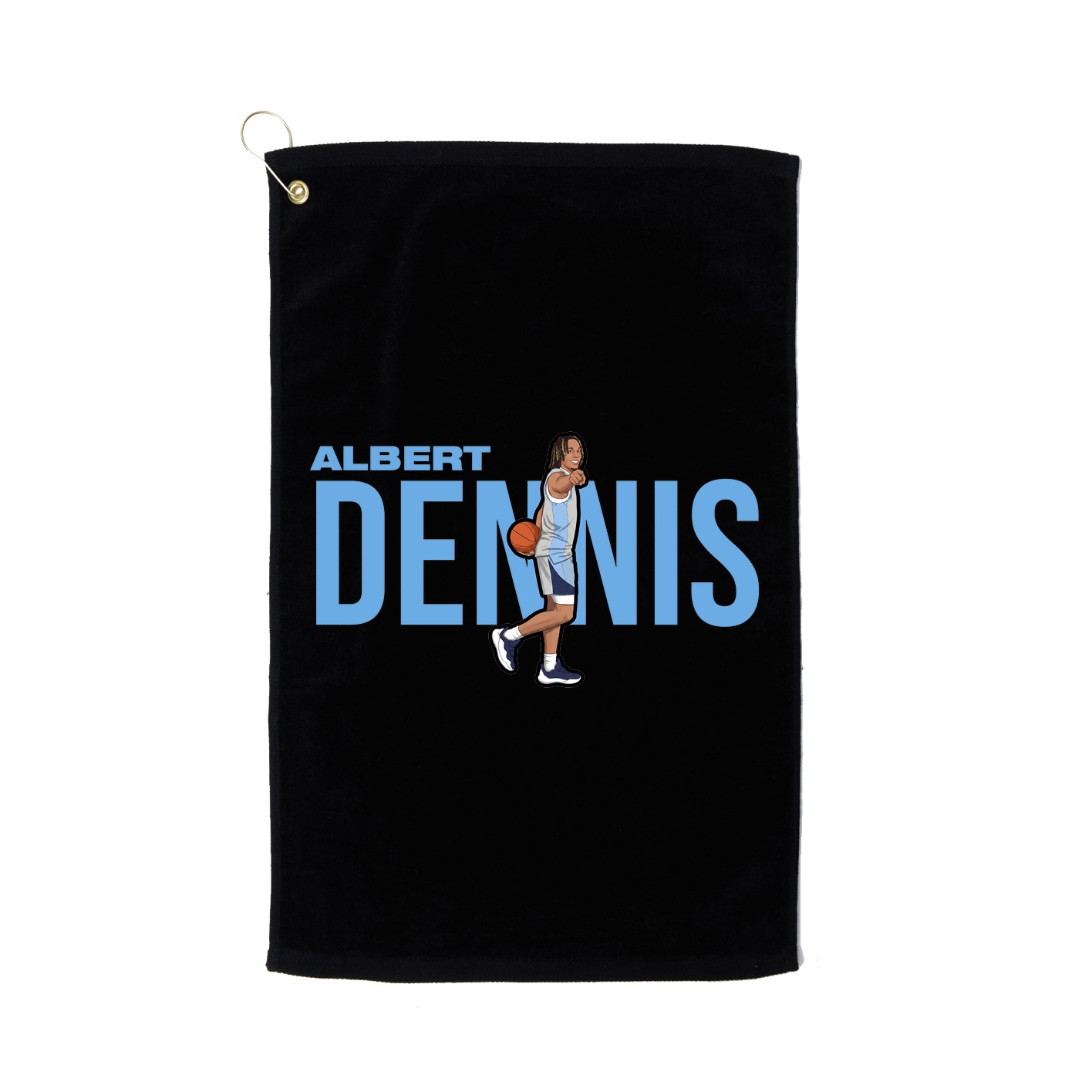 Golf Towel — Player Name in Black