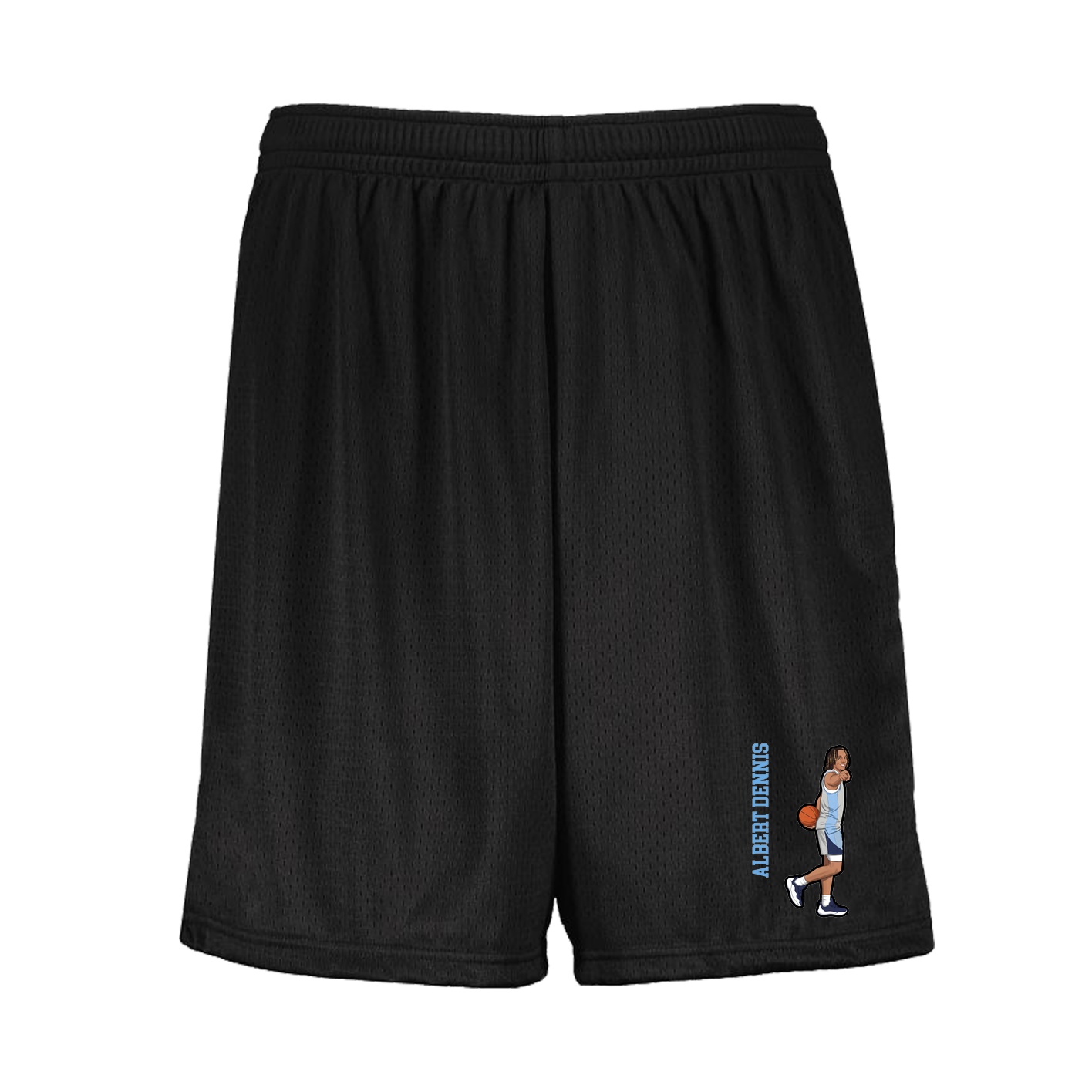 Shorts — Name Vertical in Black