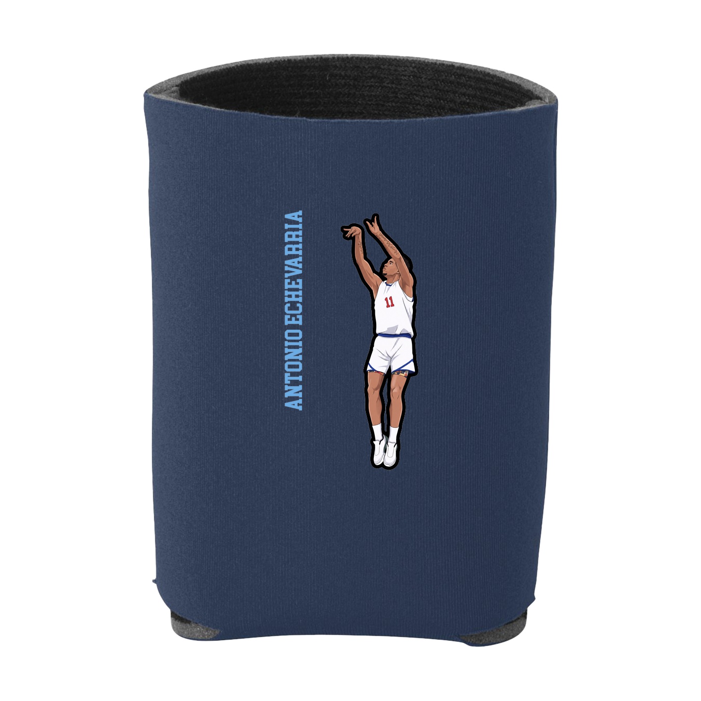 Can Holder — Name Vertical in Navy