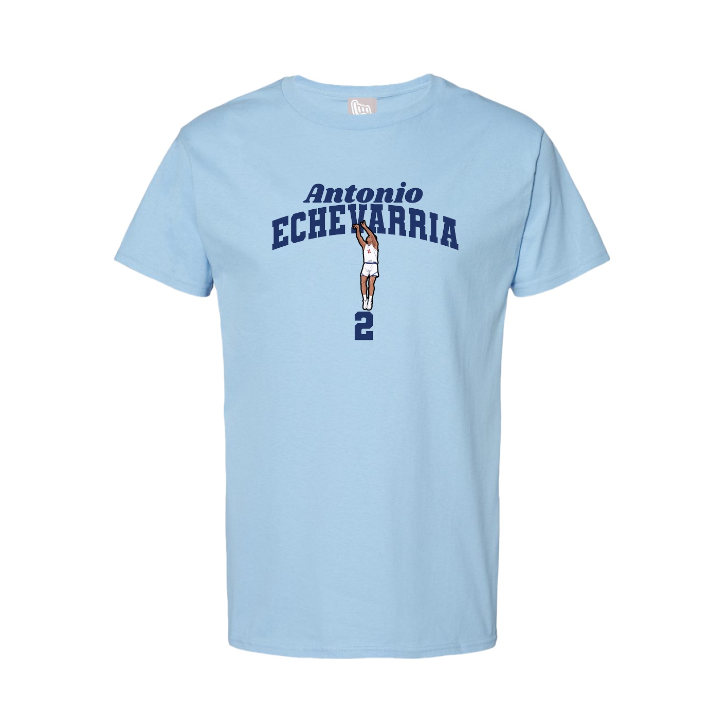 Youth Tee — Signature Arch in Light Blue