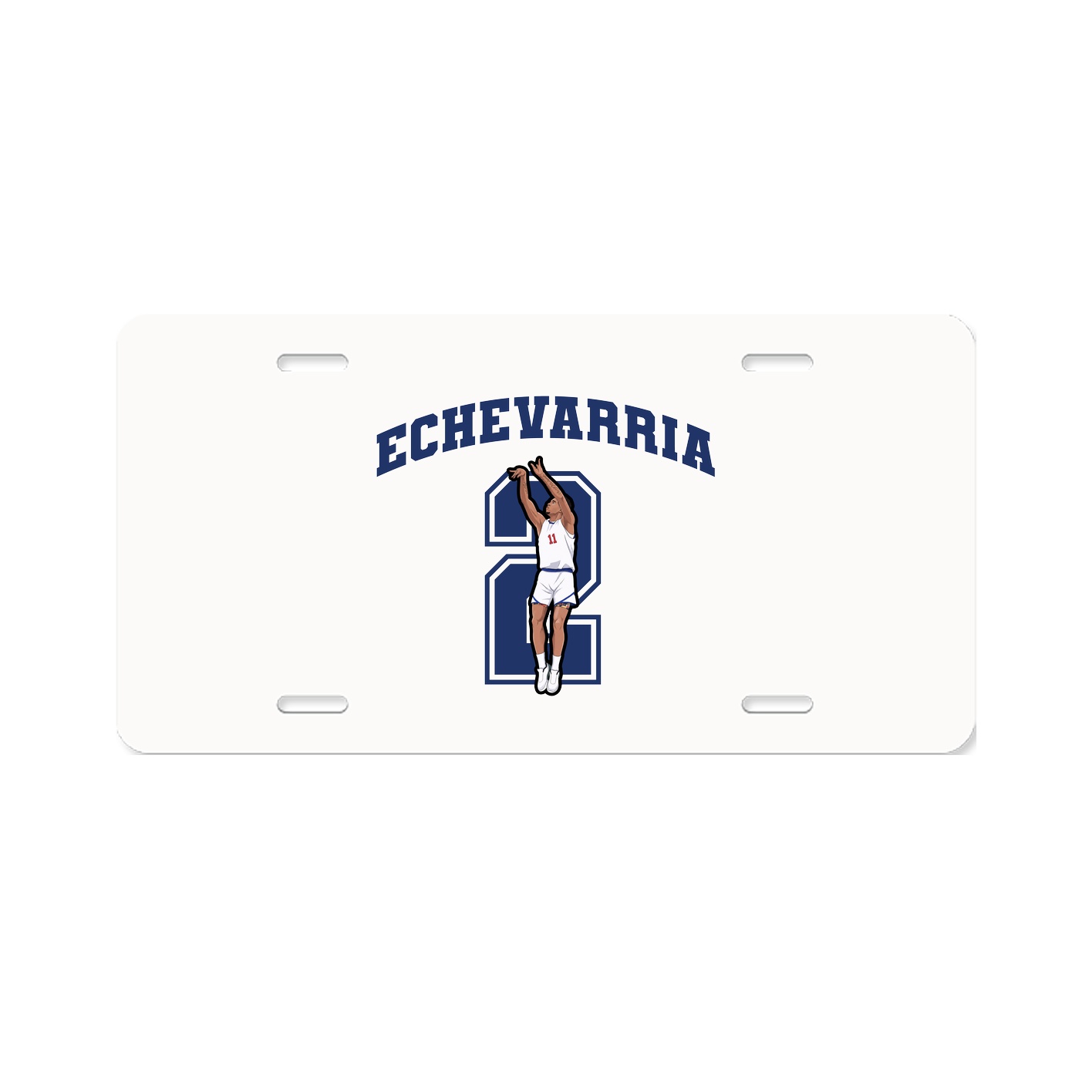 License Plate — Number in Classic