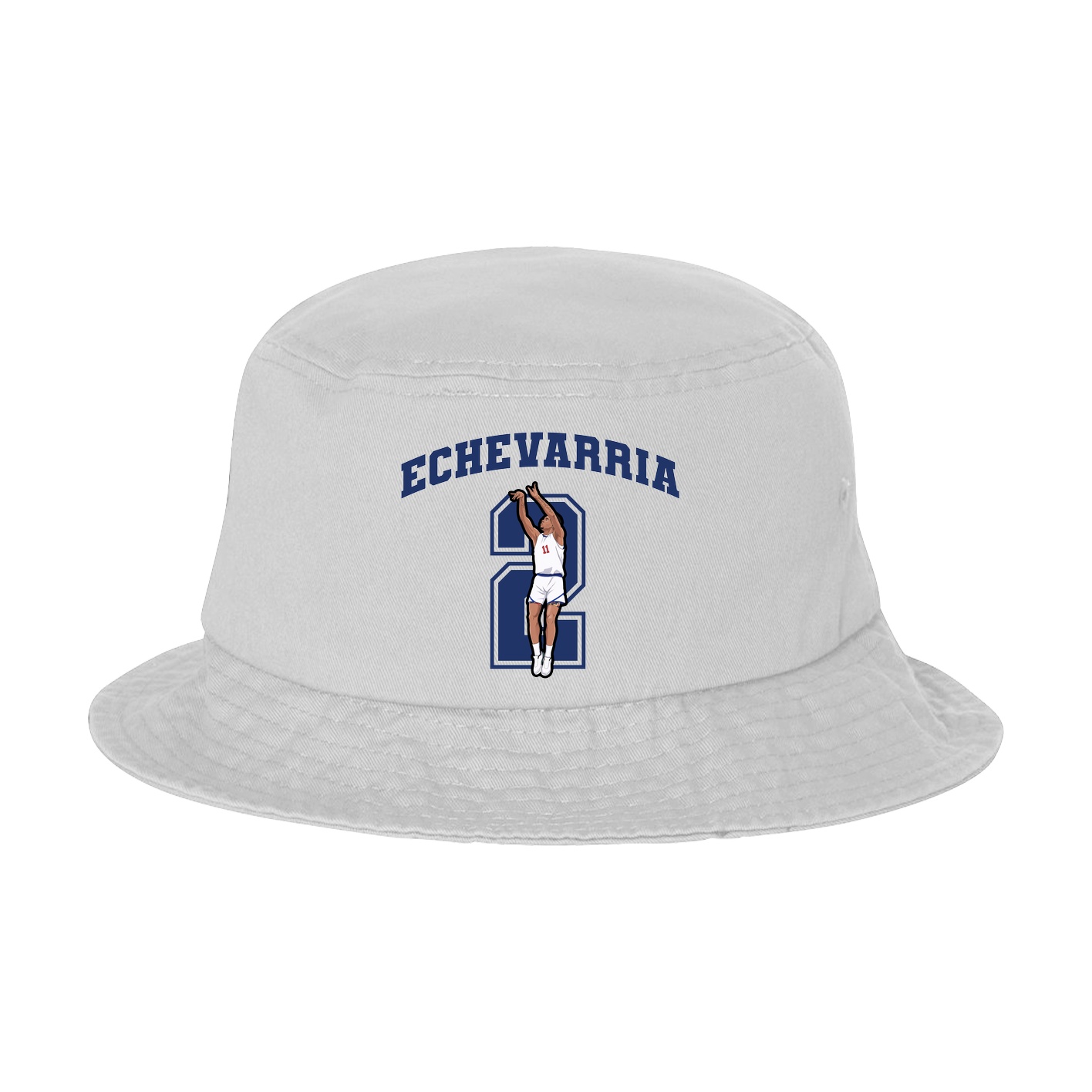 Bucket Cap — Number in White