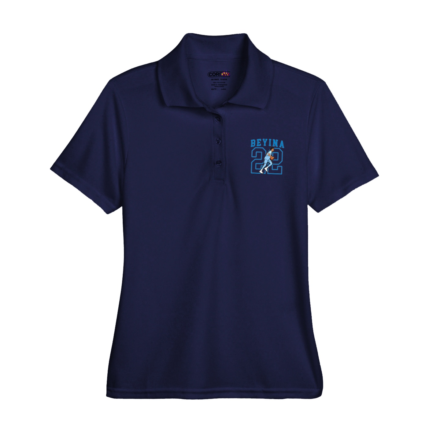 Womens Performance Polo — Shirsey in Navy